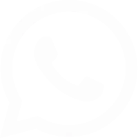 Black telephone handset icon inside a white circle with a black border.